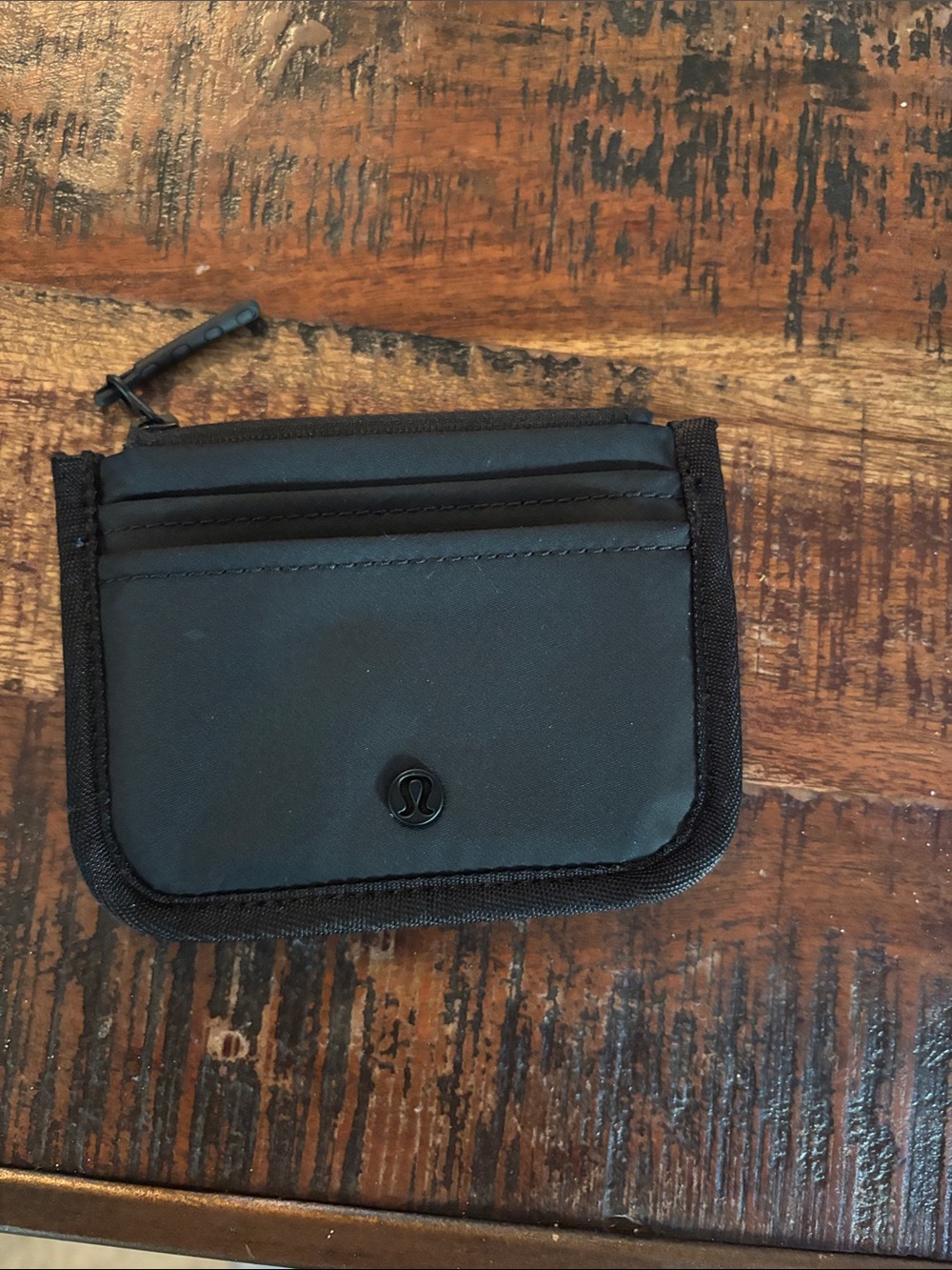lululemon athletica Black Card & Key Holder Wallet